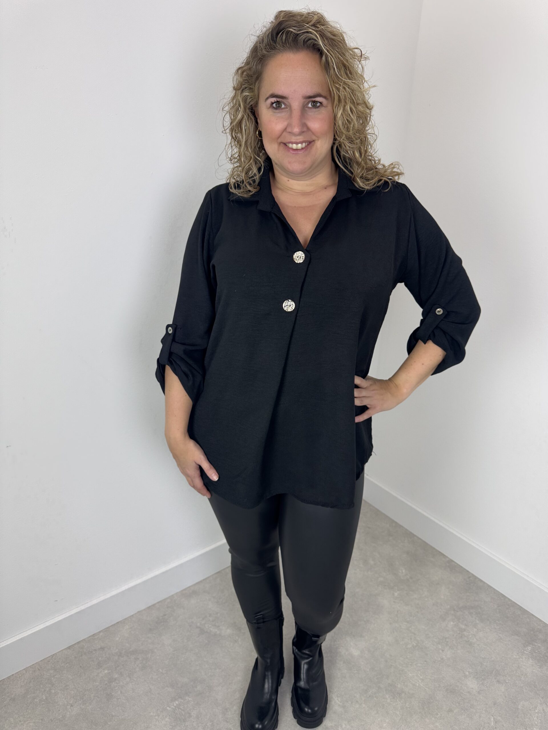 Top alba zwart maat 42/44