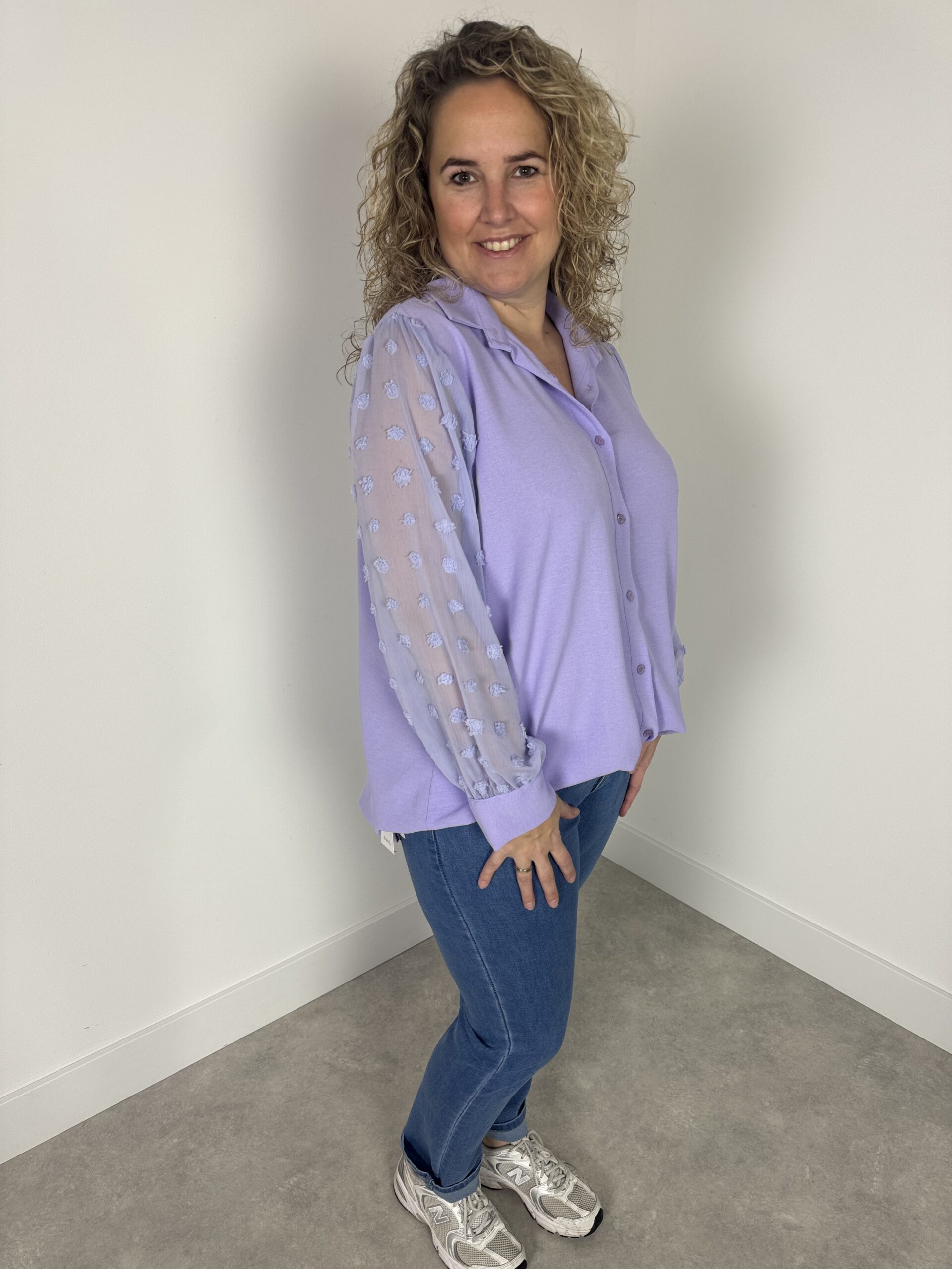Blouse lila nr.8034