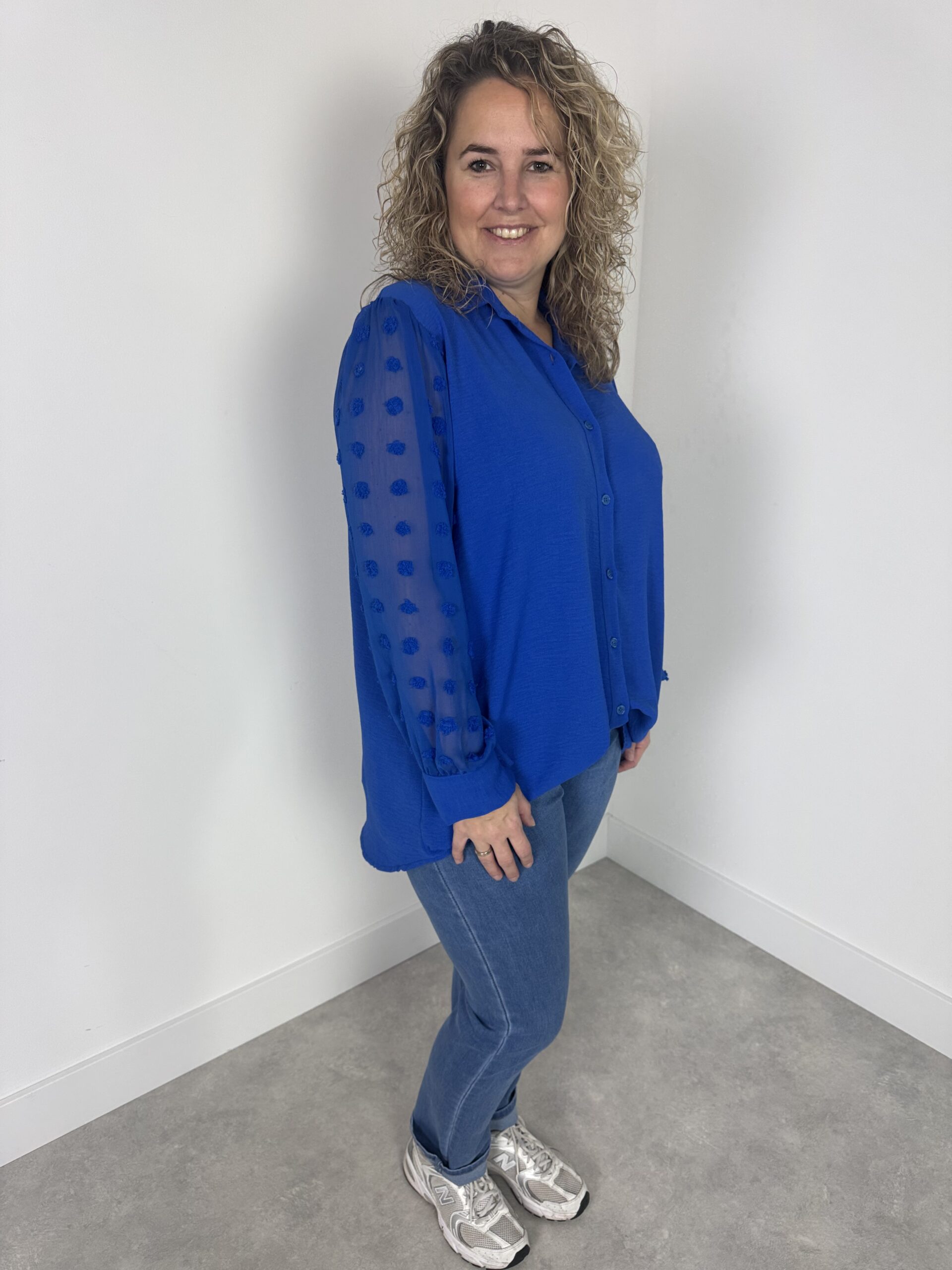 Blouse kobalt nr.80400
