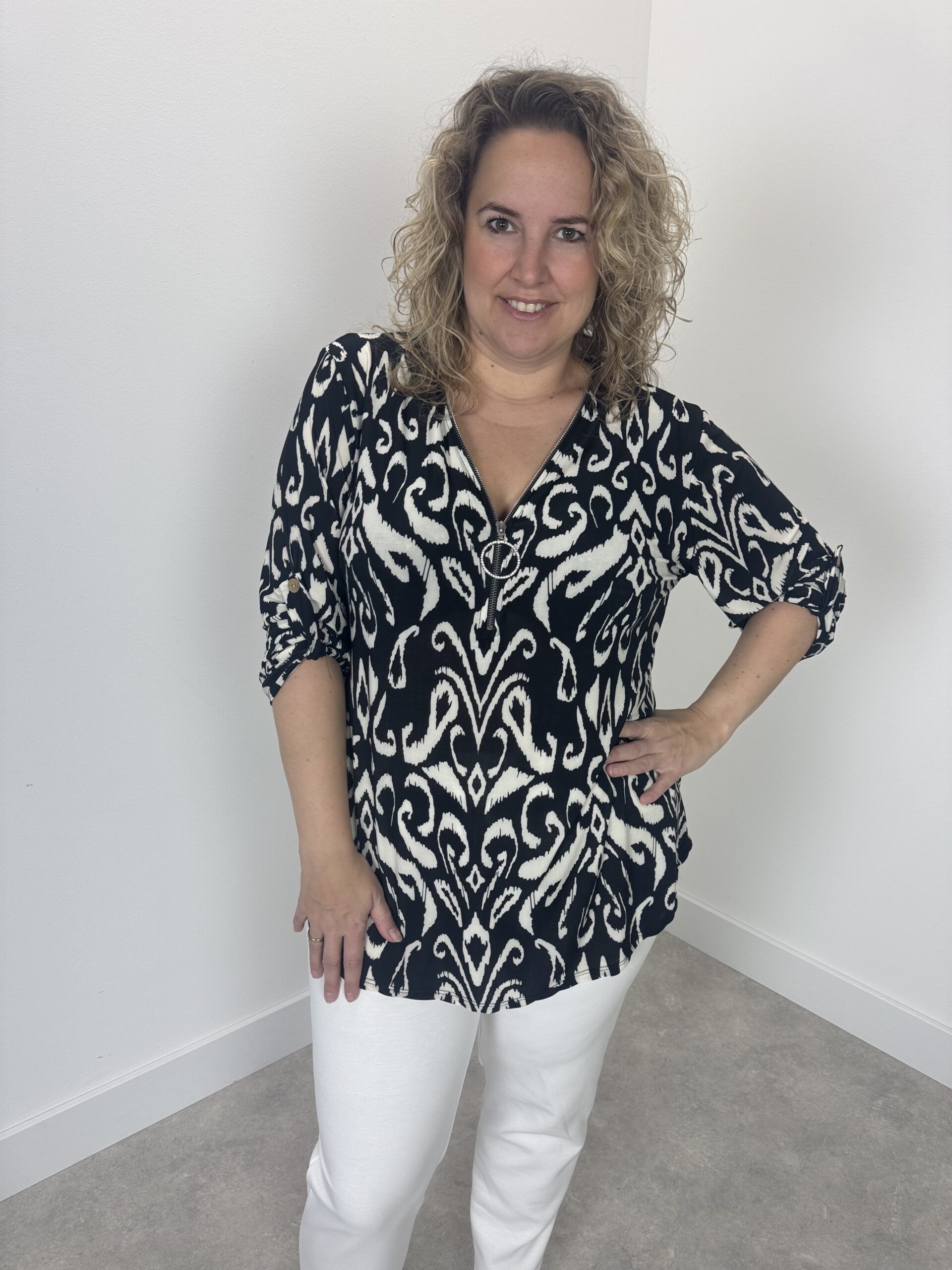 Top met rits nr.600