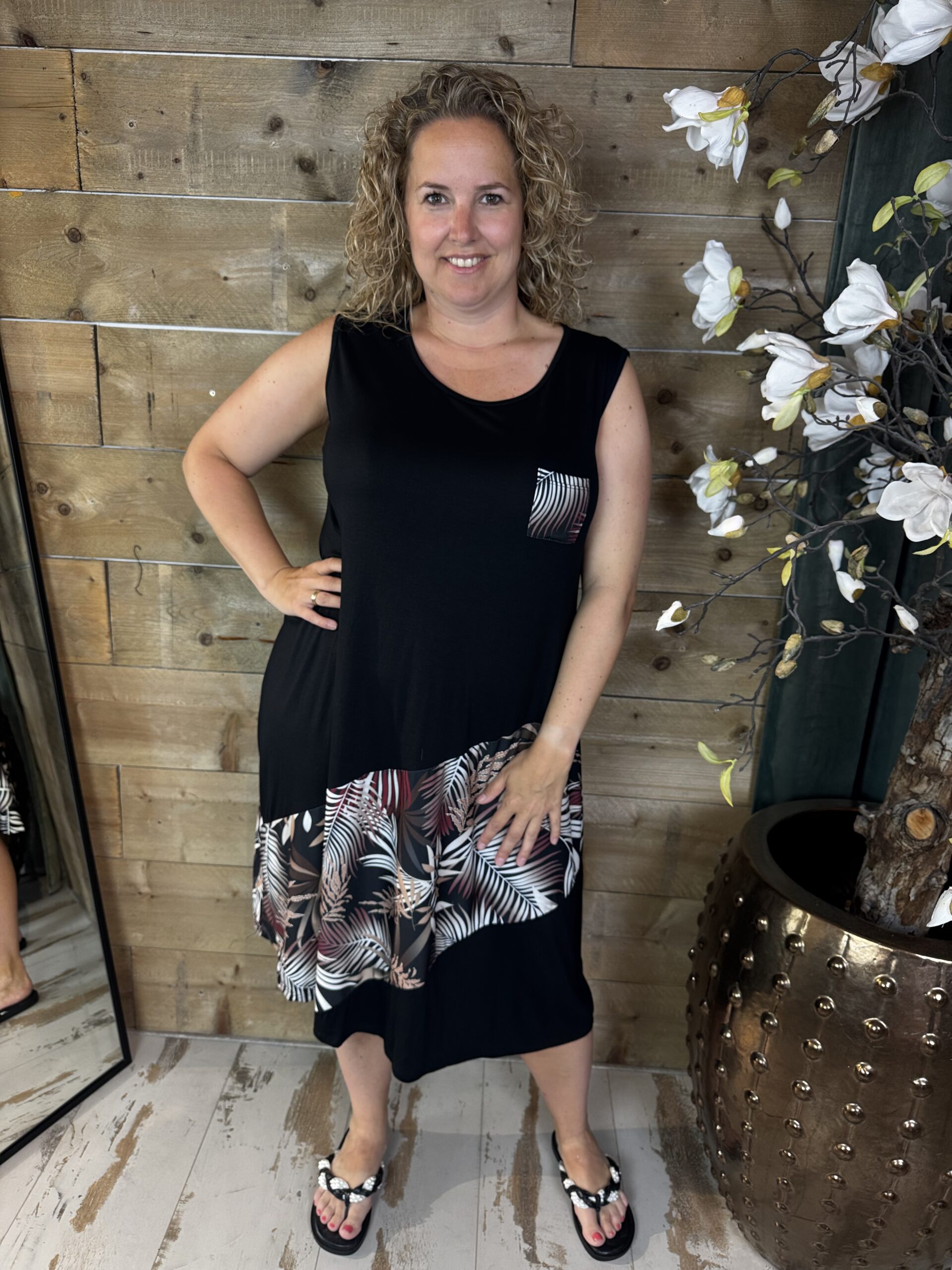 Dress a-lijn Mila print nr.8878