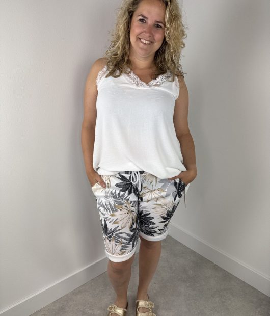 COMBI-STRAIGHT MIDI-JURK - Ecru | ZARA Nederland / Netherlands